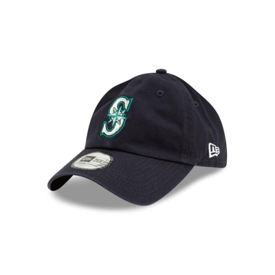 Blue Seattle Mariners Hat - New Era MLB Casual Classic Adjustable Caps USA6218904